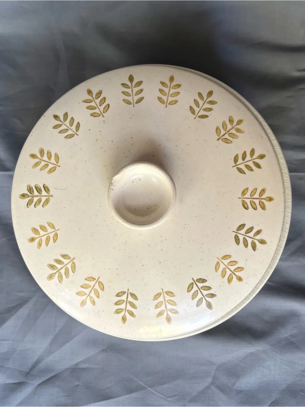 Countryside Stoneware JMP Large Casserole Dish Ramekin With Lid Floral Japan 8”